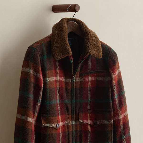 2010 Plaid Wool-Alpaca Jacket - Size S