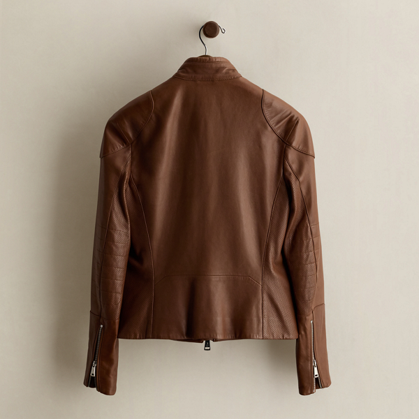 c. 2007 Lambskin Moto Jacket - Size 6