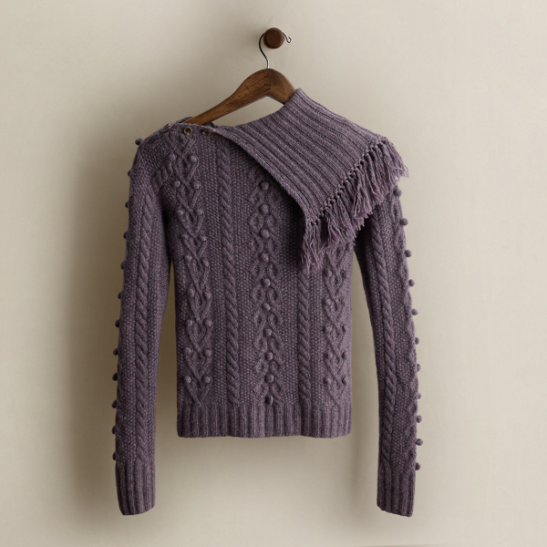 2005 Hand-Knit Aran Sweater - Size S