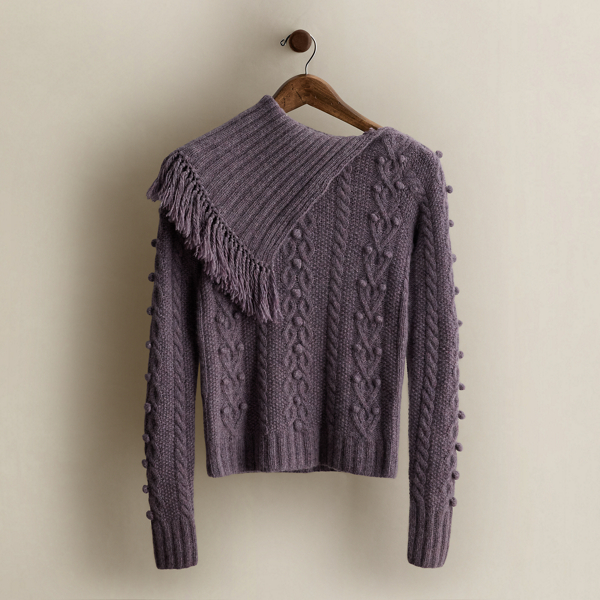 2005 Hand-Knit Aran Sweater - Size S