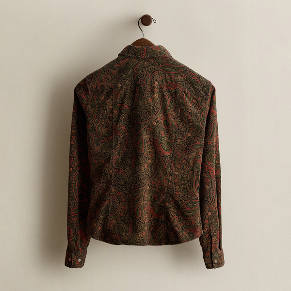 c. 1996 Paisley Cotton Shirt - Size M
