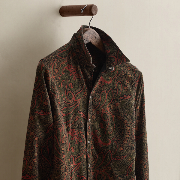 c. 1996 Paisley Cotton Shirt - Size M