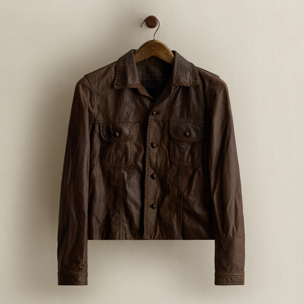 c. 1996 Leather Jacket - Size XS