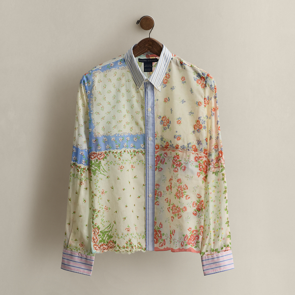 シャツ/ブラウス(長袖/七分) Ralph Lauren - Ralph Lauren blouse &amp; us vintage pants. POLO RALPH LAUREN（シャツ/ブラウス(長袖/七分) ・ ブルー