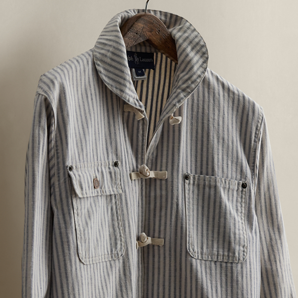 1985 Striped Cotton Jacket - Size M