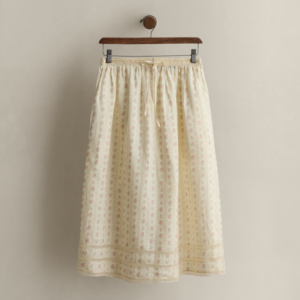 vintage Ralph Lauren リネンシルク グルカスカート Women's Ralph Lauren Vintage Designer Skirts | Ralph Lauren