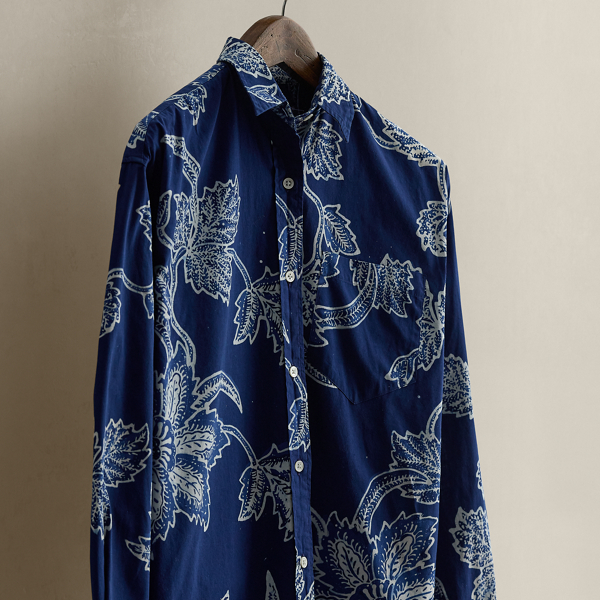 c. 1985 Print Cotton Shirt - Size 6