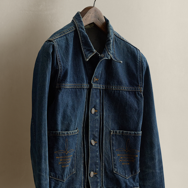 c. 1990 Denim Trucker Jacket - Size S