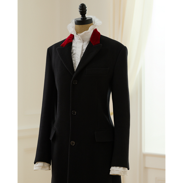 Black 2016 Dawson Wool-Cashmere Coat - Size 2 Ralph Lauren Vintage 9