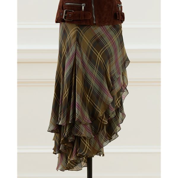 2003 Plaid Tiered Skirt - Size 10
