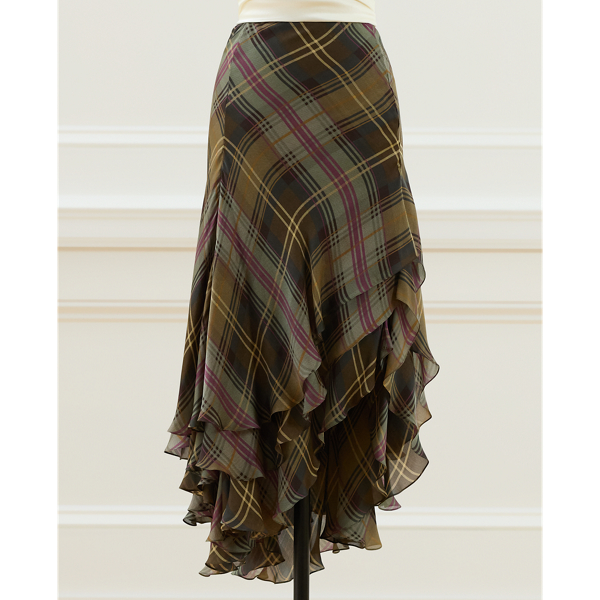 2003 Plaid Tiered Skirt - Size 10