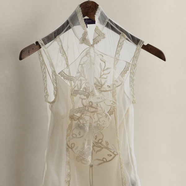2020 Adrianna Tulle Blouse - Size 0