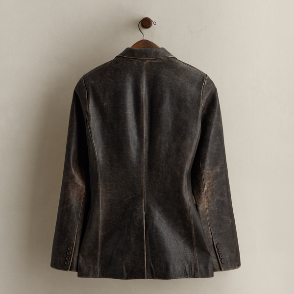 c. 2008 Leather Blazer - Size 6