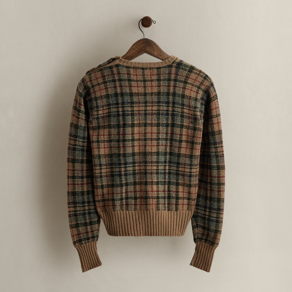 Multi c. 1980s Plaid Crewneck Sweater - Size L Ralph Lauren Vintage 2