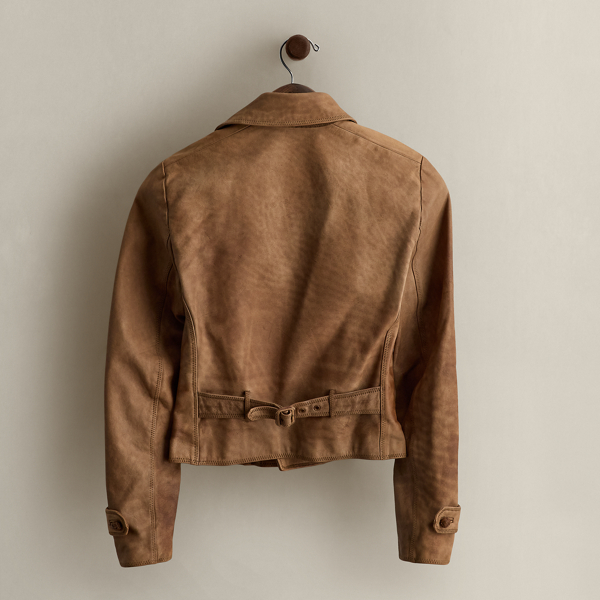 Brown c. 2008 Leather Jacket - Size S Ralph Lauren Vintage 2
