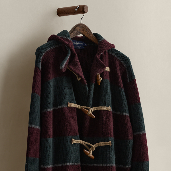 Multi c. 1990s Striped Wool Cardigan - Size M Ralph Lauren Vintage 3