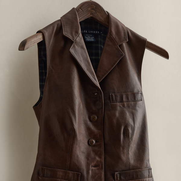 c. 2008 Leather Vest - Size 4