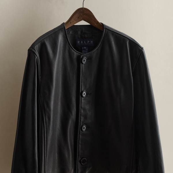 c. 1994 Button Leather Jacket - Size 10