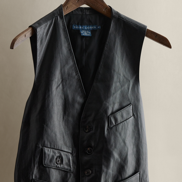 c. 2008 Leather Vest - Size 4