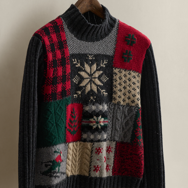 c. 1994 Wool Turtleneck Sweater - Size L