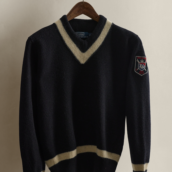 2007 Crest Wool V-Neck Sweater - Size S