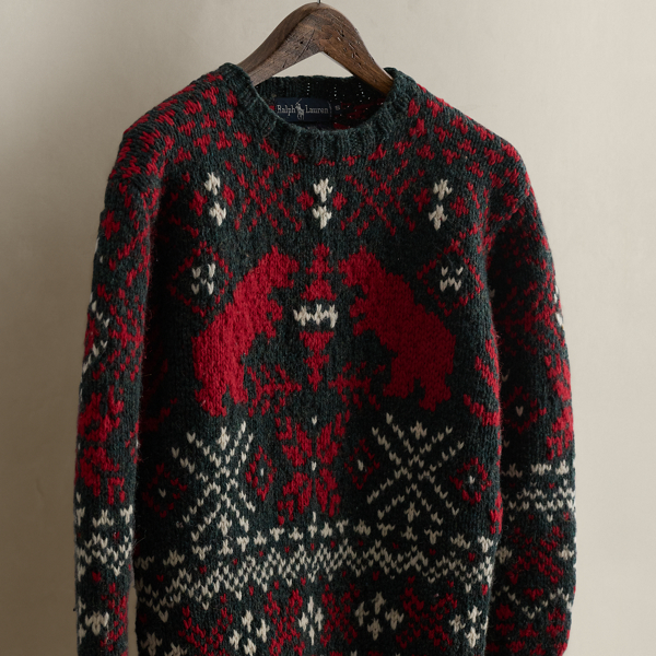 c. 1980s Patterned Sweater - Size S