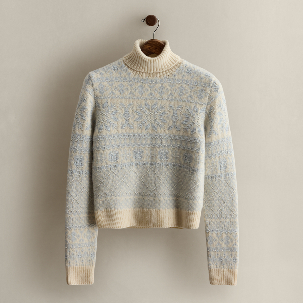 c. 2005 Patterned Turtleneck - Size M