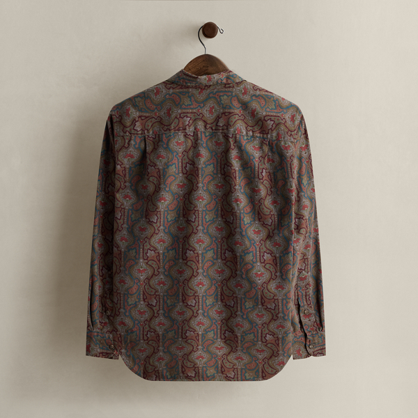 c. 1980s Paisley Cotton Shirt - Size 10