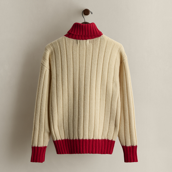 c. 1995 Two-Tone Turtleneck - Size S