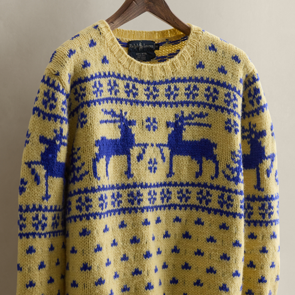 1982 Patterned Sweater - Size M