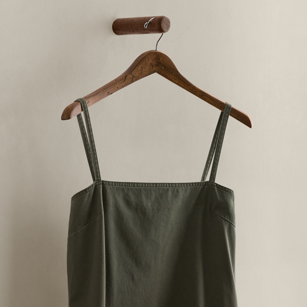 Grey c. 2001 Cotton Cargo Dress - Size 12 Ralph Lauren Vintage 3