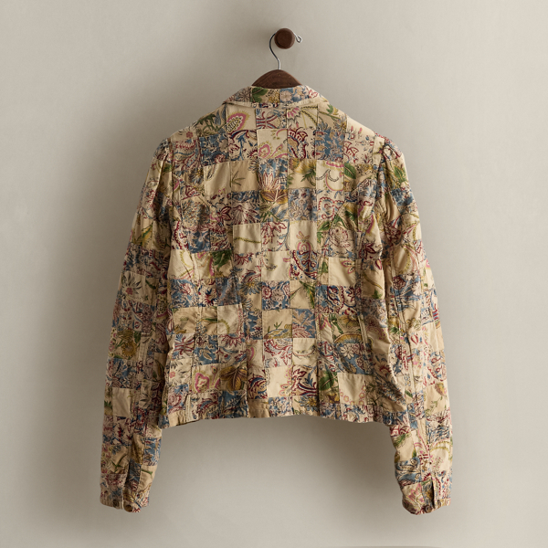 2005 Patchwork Cotton Blazer - Size L - thumbnail 2