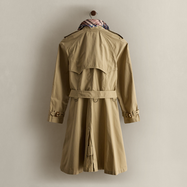 c. 2007 Cotton Trench Coat - Size M - thumbnail 2