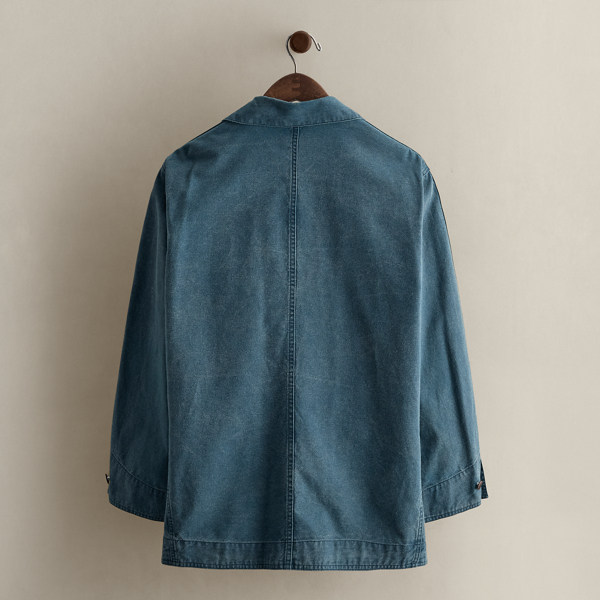 Blue c. 1985 Denim Coat - Size L Ralph Lauren Vintage 2