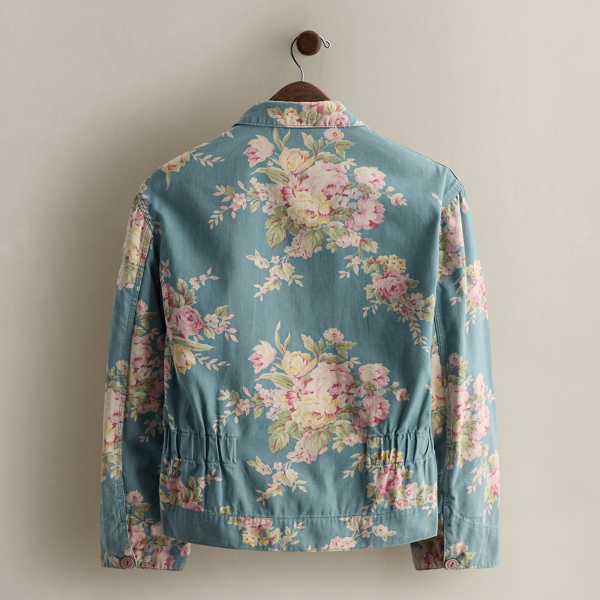 Multi 1986 Floral Cotton Jacket - Size S Ralph Lauren Vintage 2
