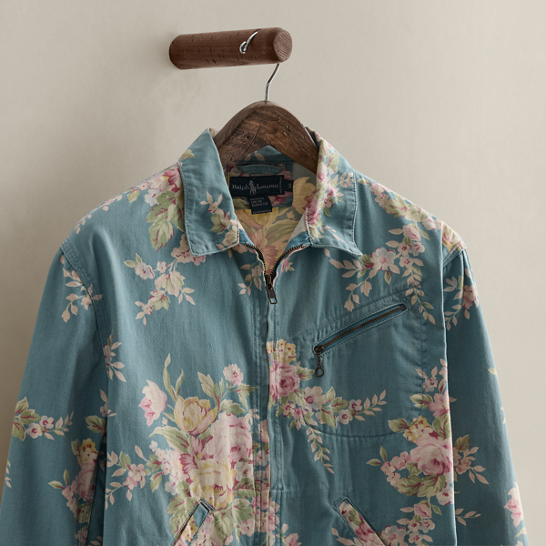 Multi 1986 Floral Cotton Jacket - Size S Ralph Lauren Vintage 3