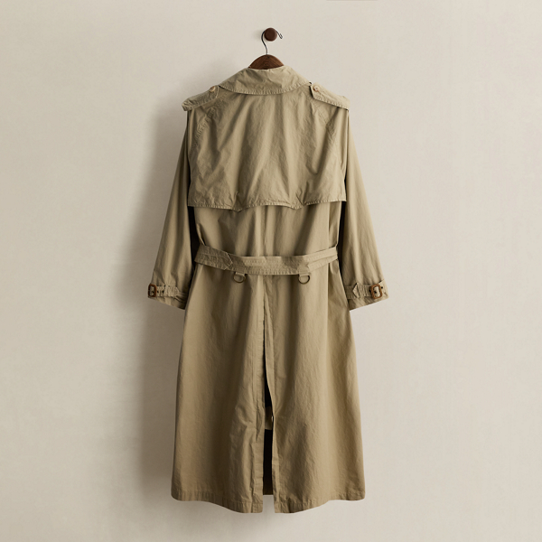 c. 1985 Cotton Trench Coat - Size S