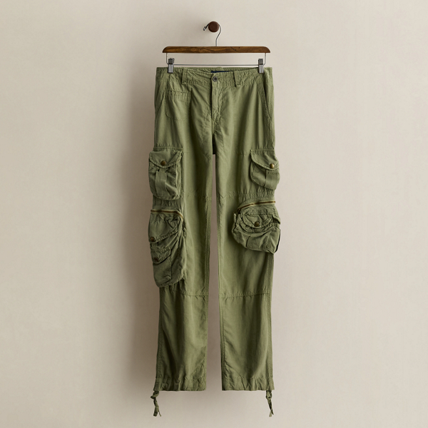 c. 2008 Linen-Silk Cargo Pant - Size 6