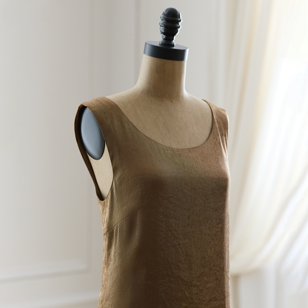 Bronze 2017 Dara Scalloped-Hem Dress - Size 8 Ralph Lauren Vintage 4