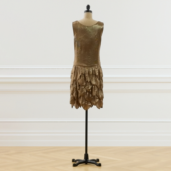 Bronze 2017 Dara Scalloped-Hem Dress - Size 8 Ralph Lauren Vintage 6