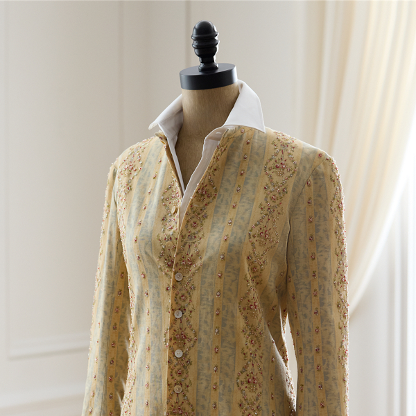 Multi 2003 Michelle Beaded Coat - Size 8 Ralph Lauren Vintage 4