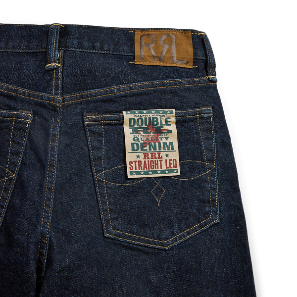 Straight Leg Fit Rinse Jean