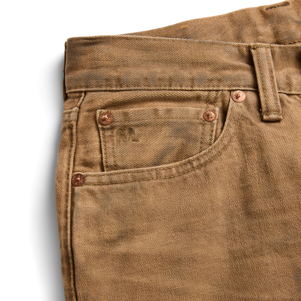 High Boy Fit Tan Jean