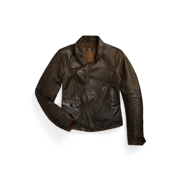 Leather Moto Jacket for Women Ralph Lauren UK