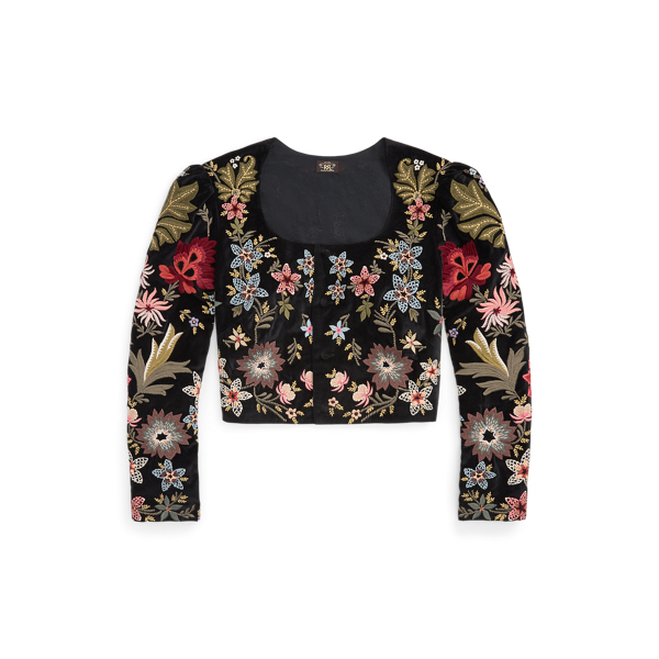 Embroidered Velveteen Top RRL 1