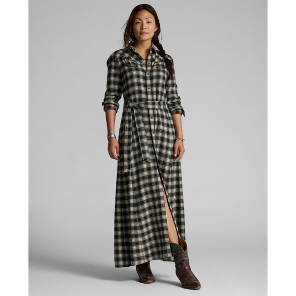 86900円♪現行品♪RRL チェックド コットン ドビー ドレス 86900円♪現行品♪RRL チェックド コットン ドビー ドレス