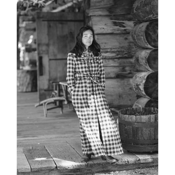 86900円♪現行品♪RRL チェックド コットン ドビー ドレス RRL（ダブル アール エル）の「（限定コレクション）チェックド