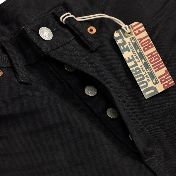 High Boy Fit Black Selvedge Jean