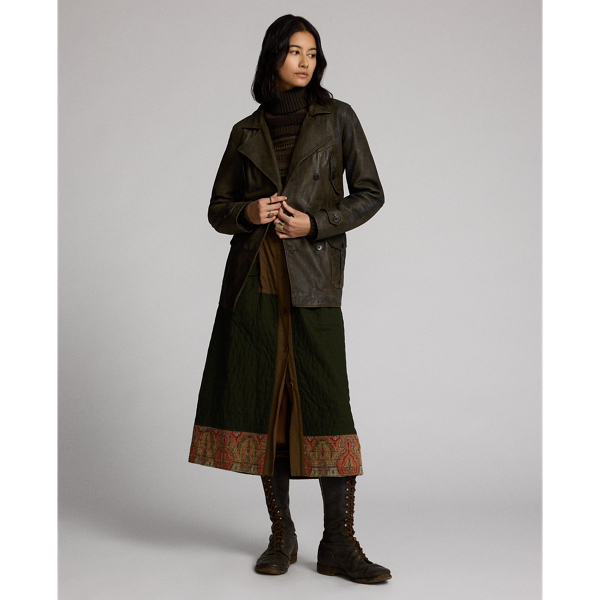 LAUREN RALPH LAUREN ベルテッド レザージャケット ベルテッド レザー ジャケット | ラルフ ローレン公式オンライン