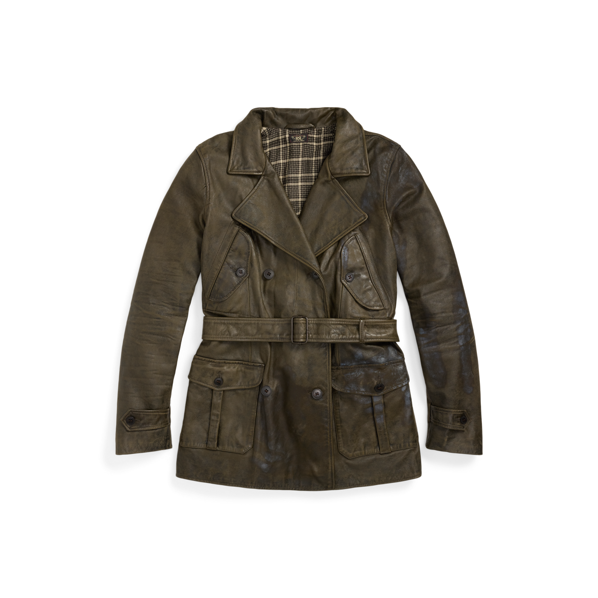LAUREN RALPH LAUREN ベルテッド レザージャケット s7-AI282962028001_lifestyle?